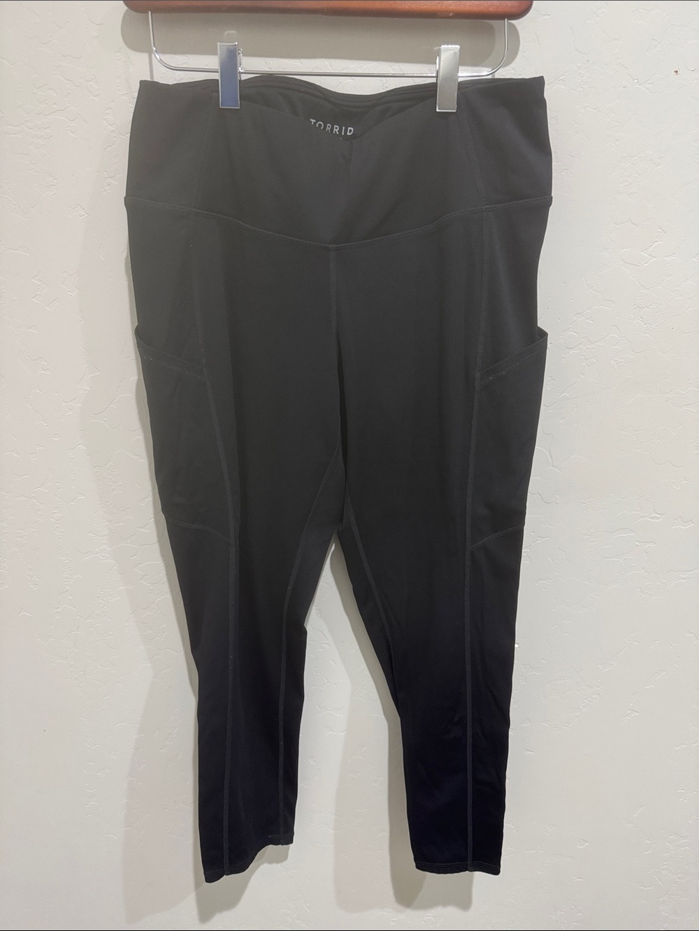 torrid Black High-Waist Leggings with Side Pockets
